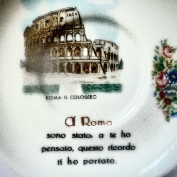 VINTAGE “ROMA - IL COLOSSEO” DISPLAY PLATE… - Picture 2 of 3